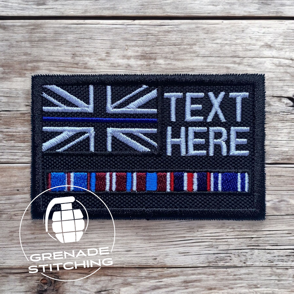 POLICE MEDAL/TEXT PATCH