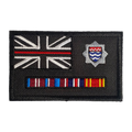 FIREFIGHTER MEDAL/TEXT PATCH