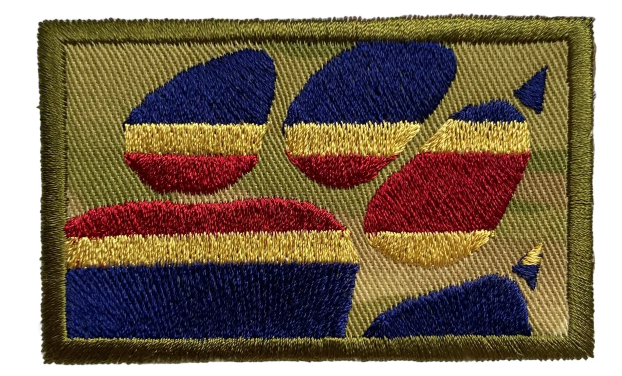 Royal Army Veterinary Corps PAW Embroidered Badge