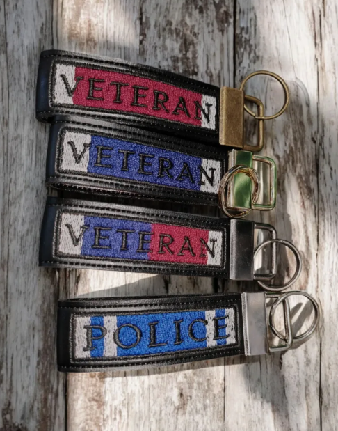 VERTERAN / POLICE LSGC KEYRINGS